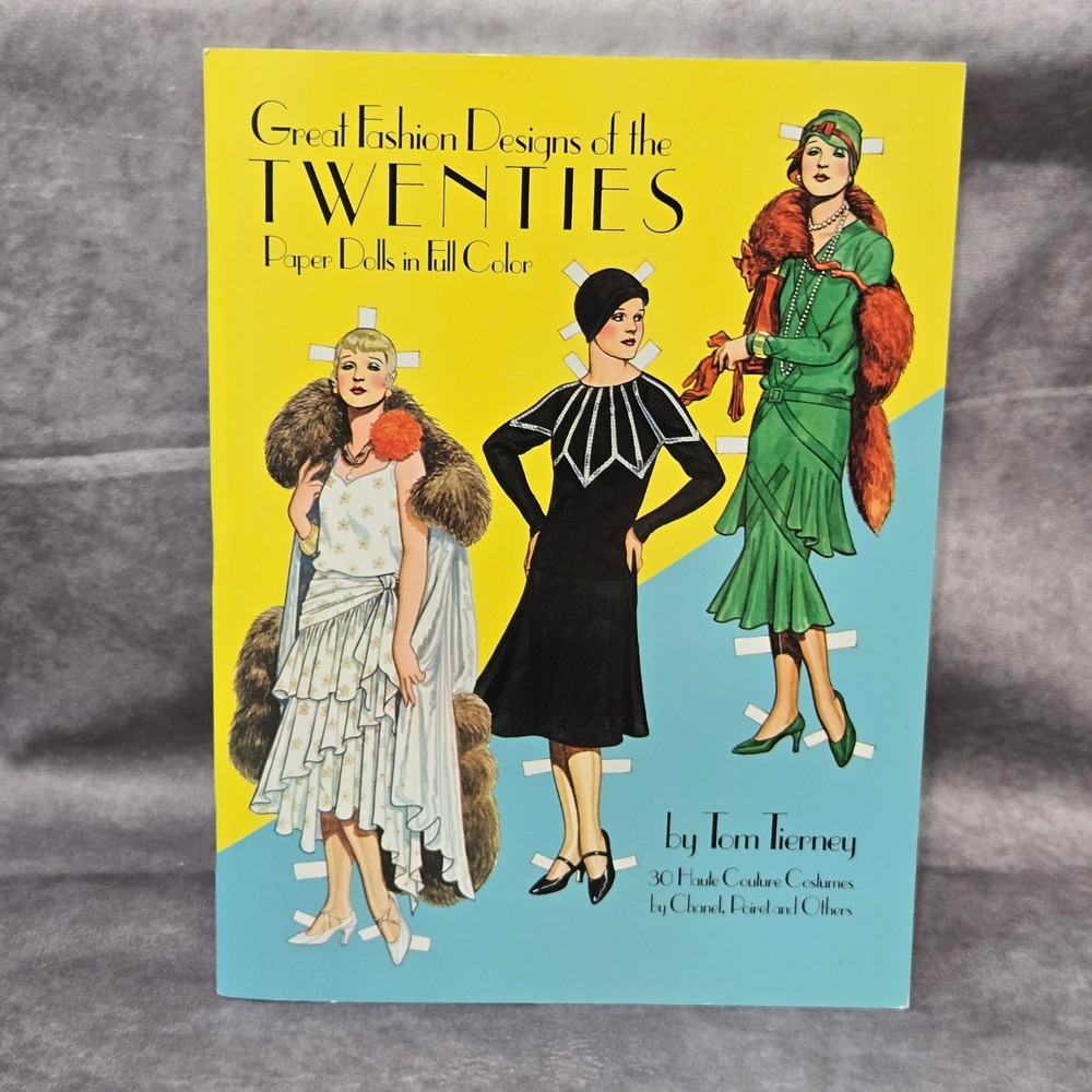 Great fashion Designs of the Twenties Paper Dolls by Tom Tierney